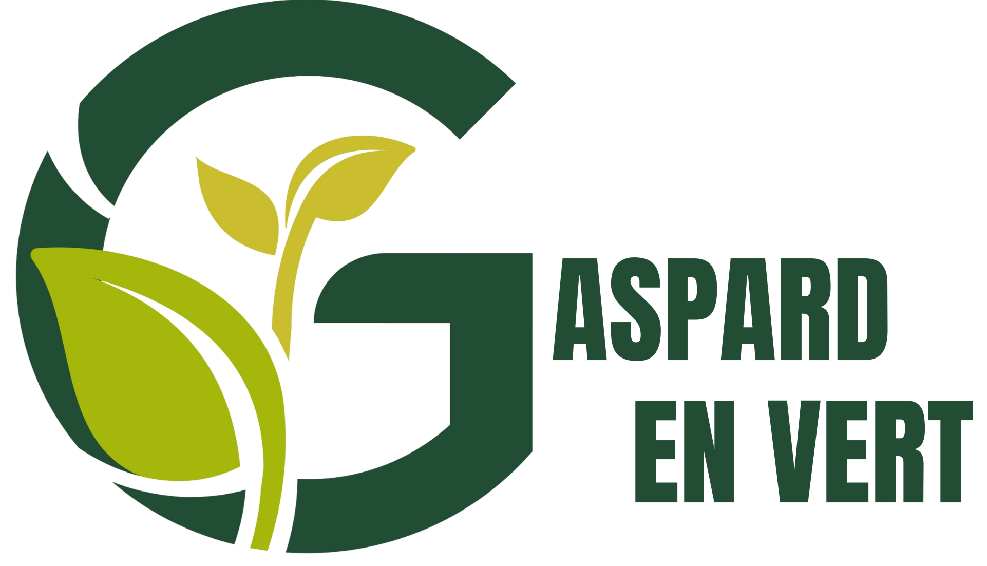 Logo Gaspard en Vert — jardinier à Houdeng